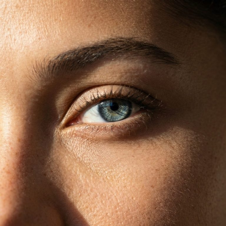 Detailaufnahme eines virtuellen Influencers für digitales Branding, Content Creation und Social Media Marketing